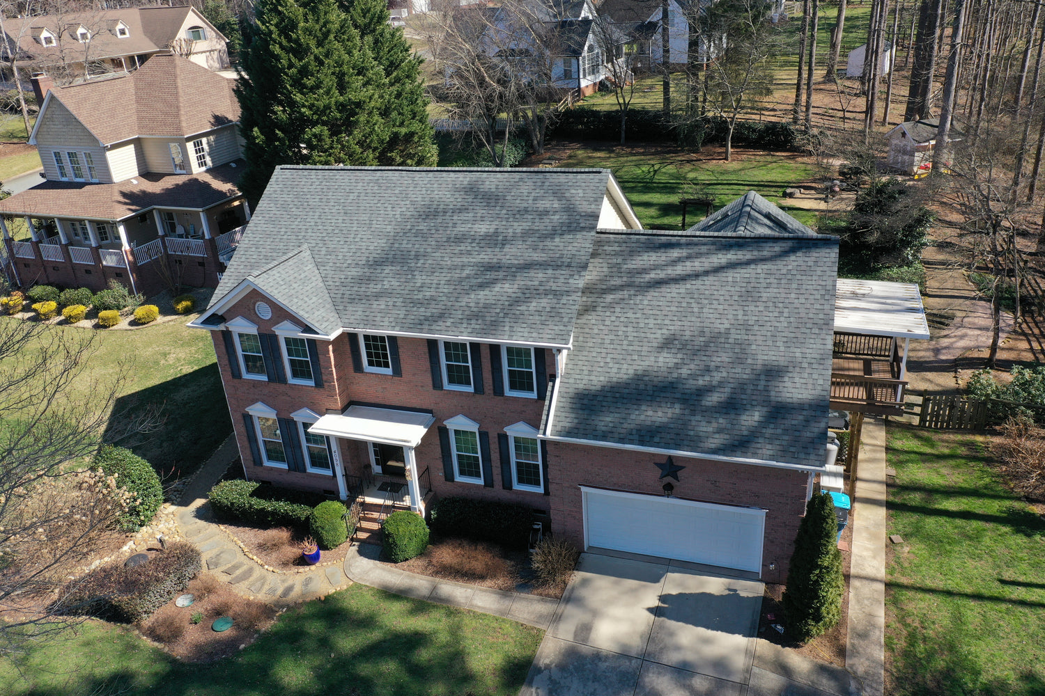 Quality roofing by Catawba Valley Roofing on Lake Norman in Terrell NC