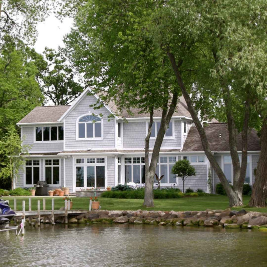 Waterfront home on Lake Norman, NC exposed to humidity, wind, and sun
