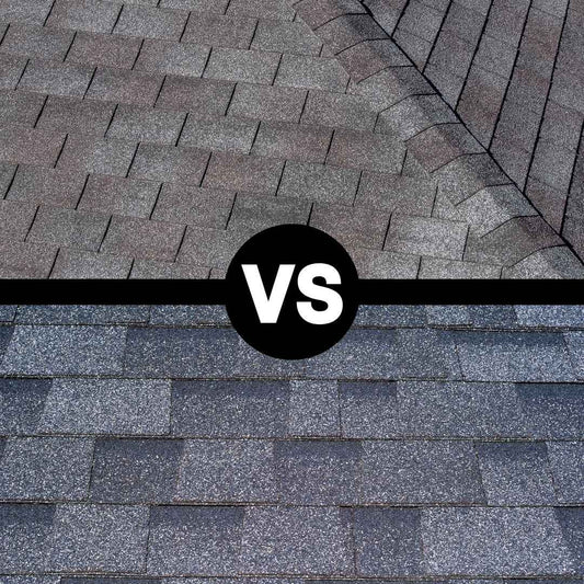 Architectural shingles vs 3-tab shingles comparison for Hickory NC homeowners - Catawba Valley Roofing