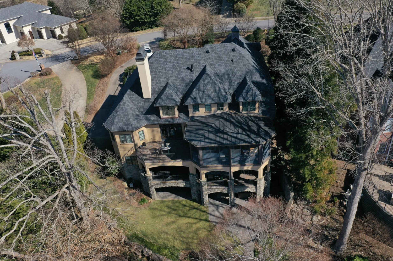 Residential asphalt roofing project completed by the best roofers in Hickory, North Carolina